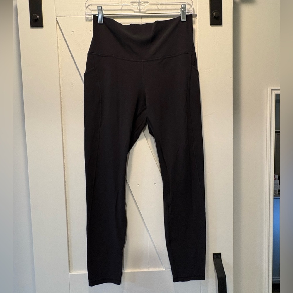 lululemon athletica Black High-Rise Leggings 25” With Pockets